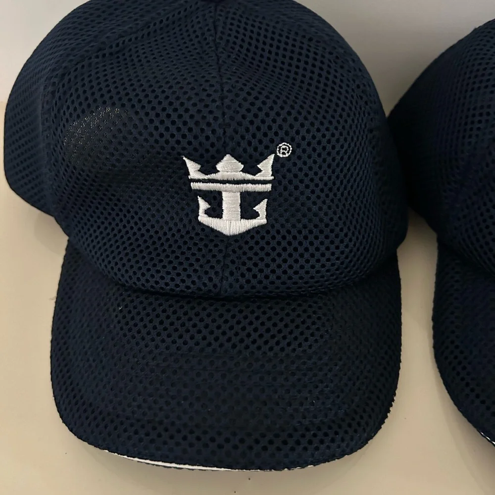 NWOT Navy Royal Caribbean hats - Picture 3 of 4